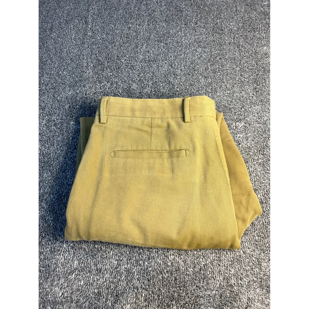 Banana Republic Dress Chino Khaki Tan Cotton Pants 34x30 Mens Straight Leg
